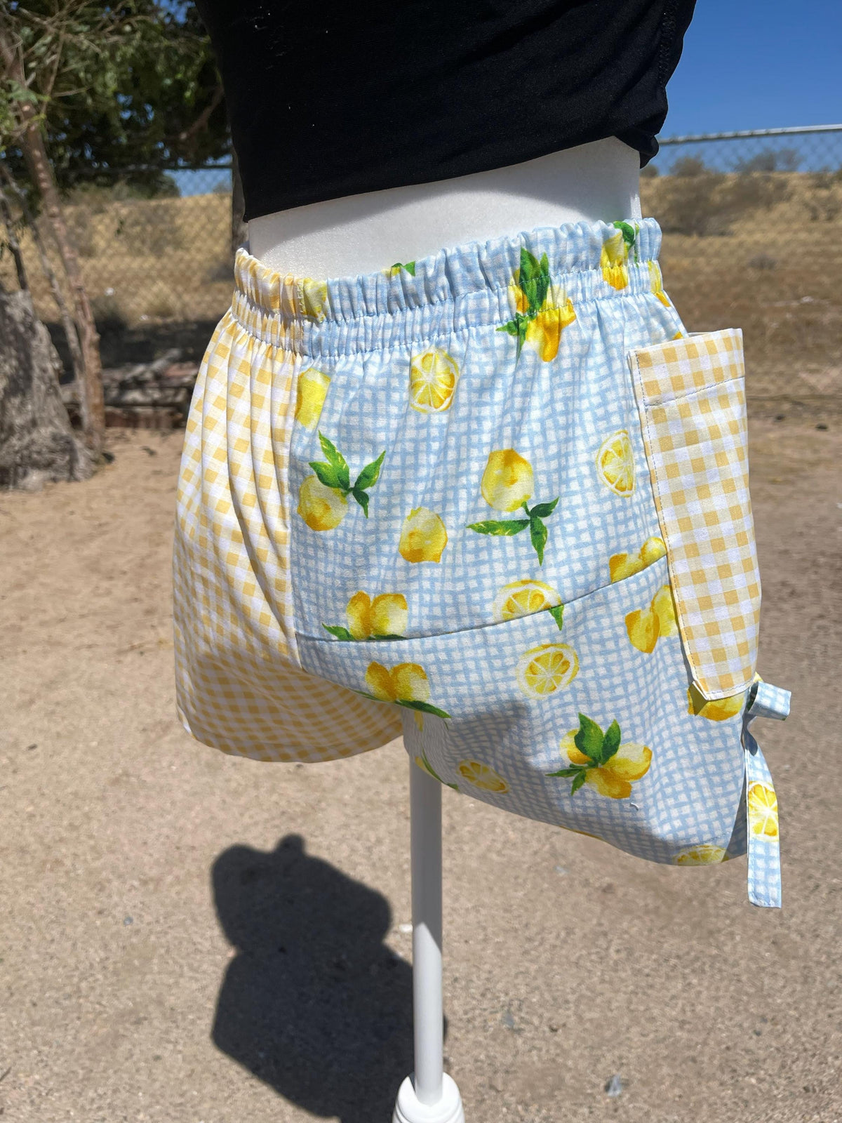 Handmade Fruit Patchwork Shorts