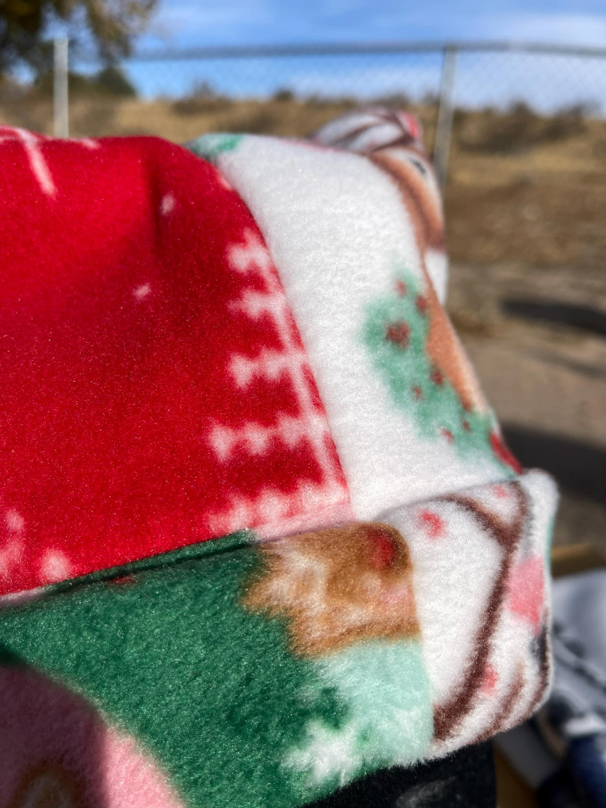 Handmade Reversible Christmas Beanie