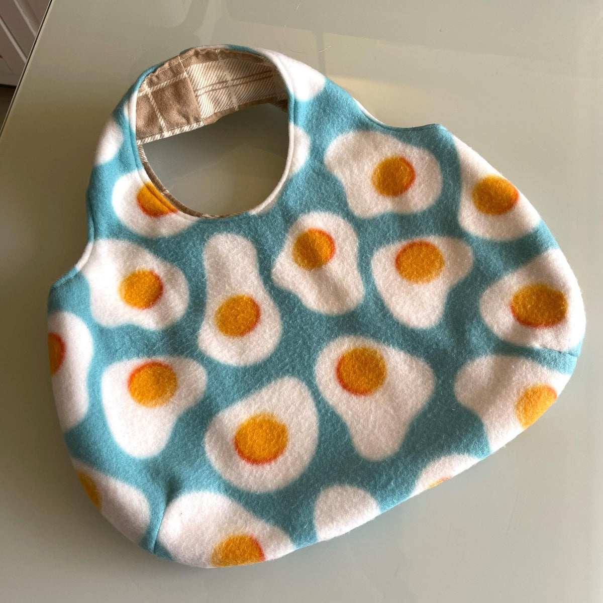 Handmade Reversible Eggs Tote Bag
