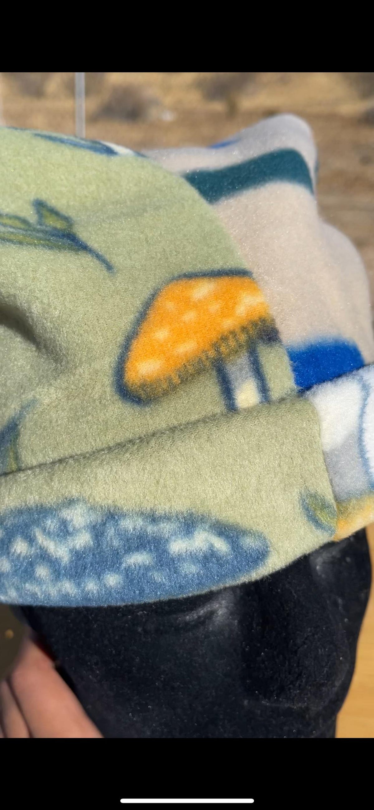 Handmade Reversible Frog Beanie
