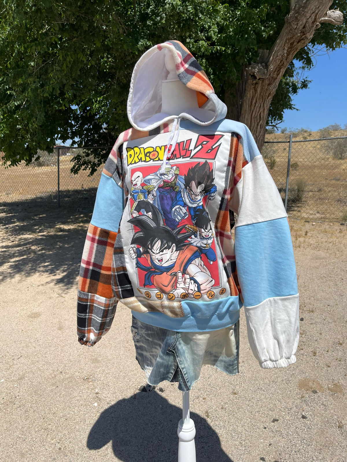 Upcycled Dragon Ball Z Hoodie