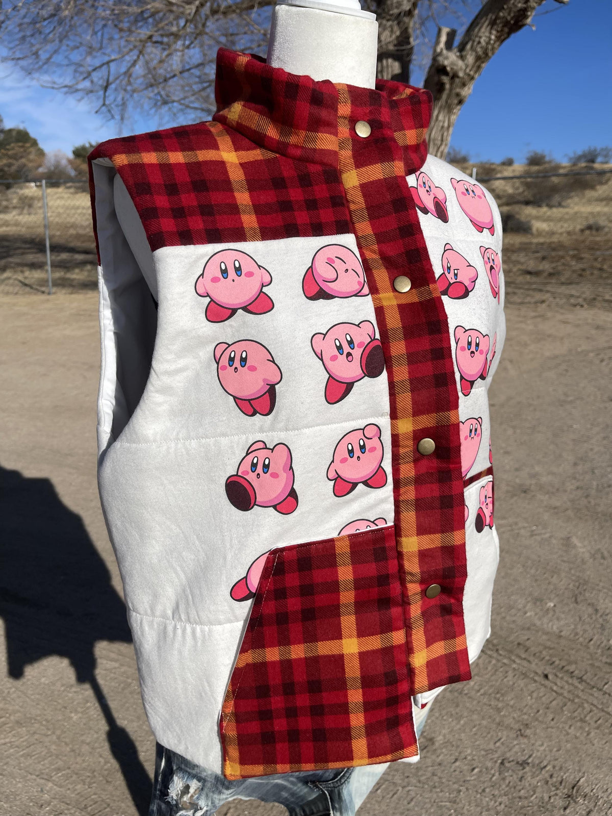 Upcycled Kirby Puffer Vest
