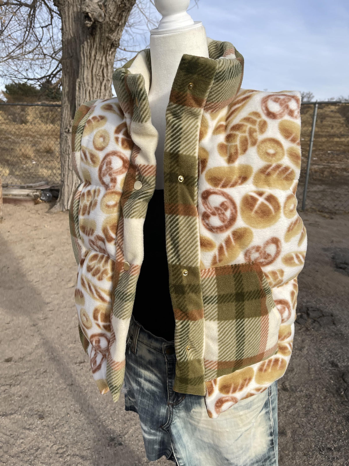 Handmade Bread Puffer Vest