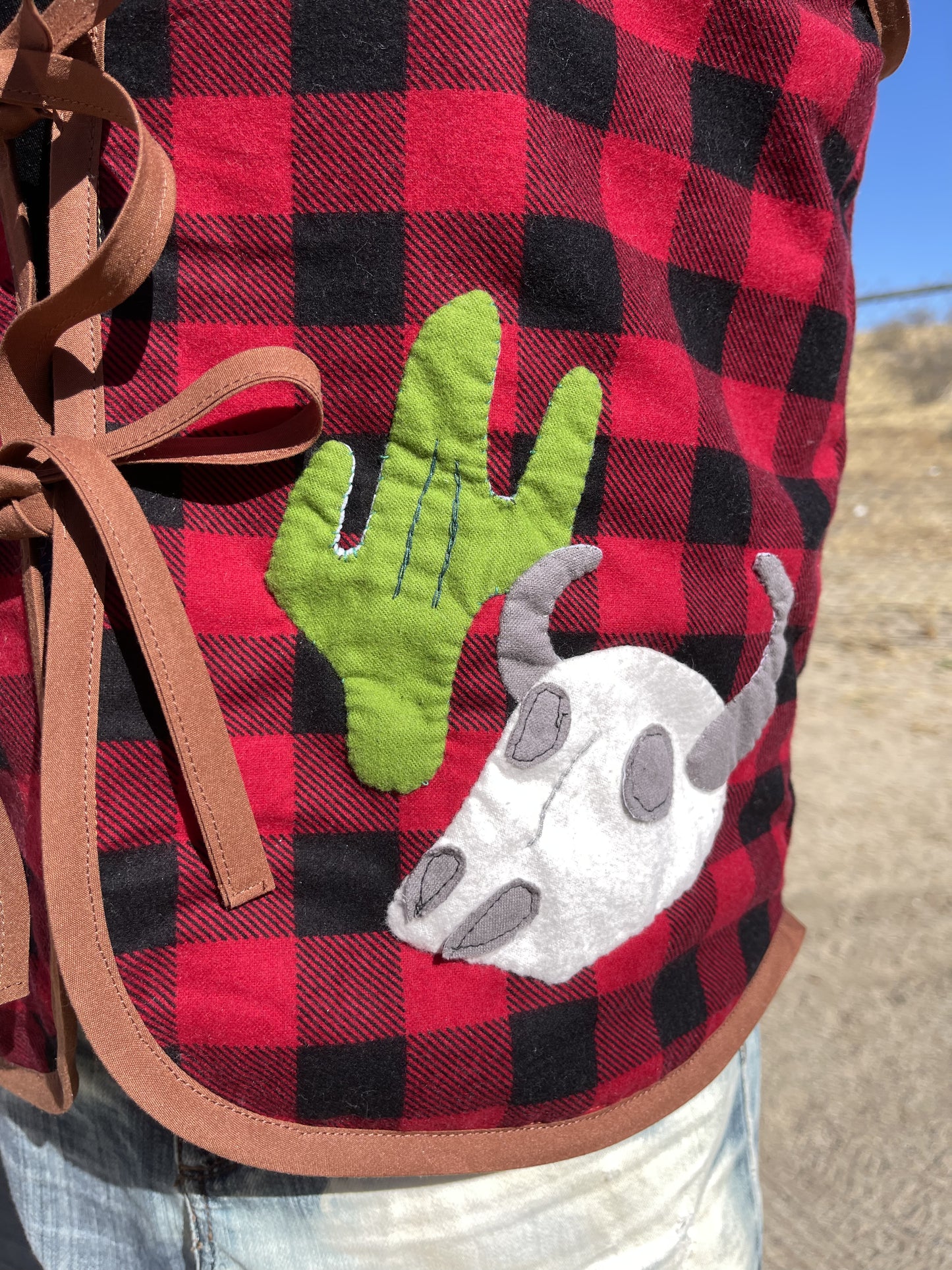 Western Collage Vest