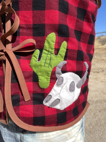 Western Collage Vest