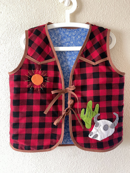 Western Collage Vest