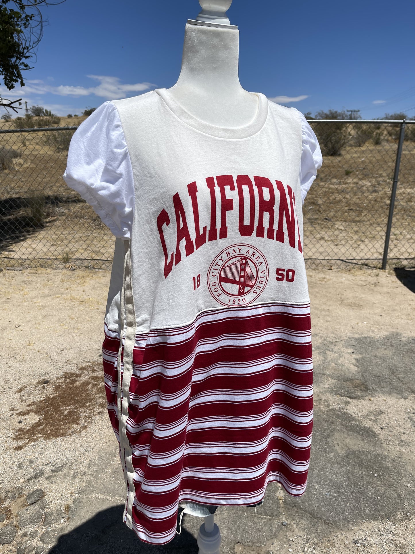 Cali Patchwork T-Shirt Dress