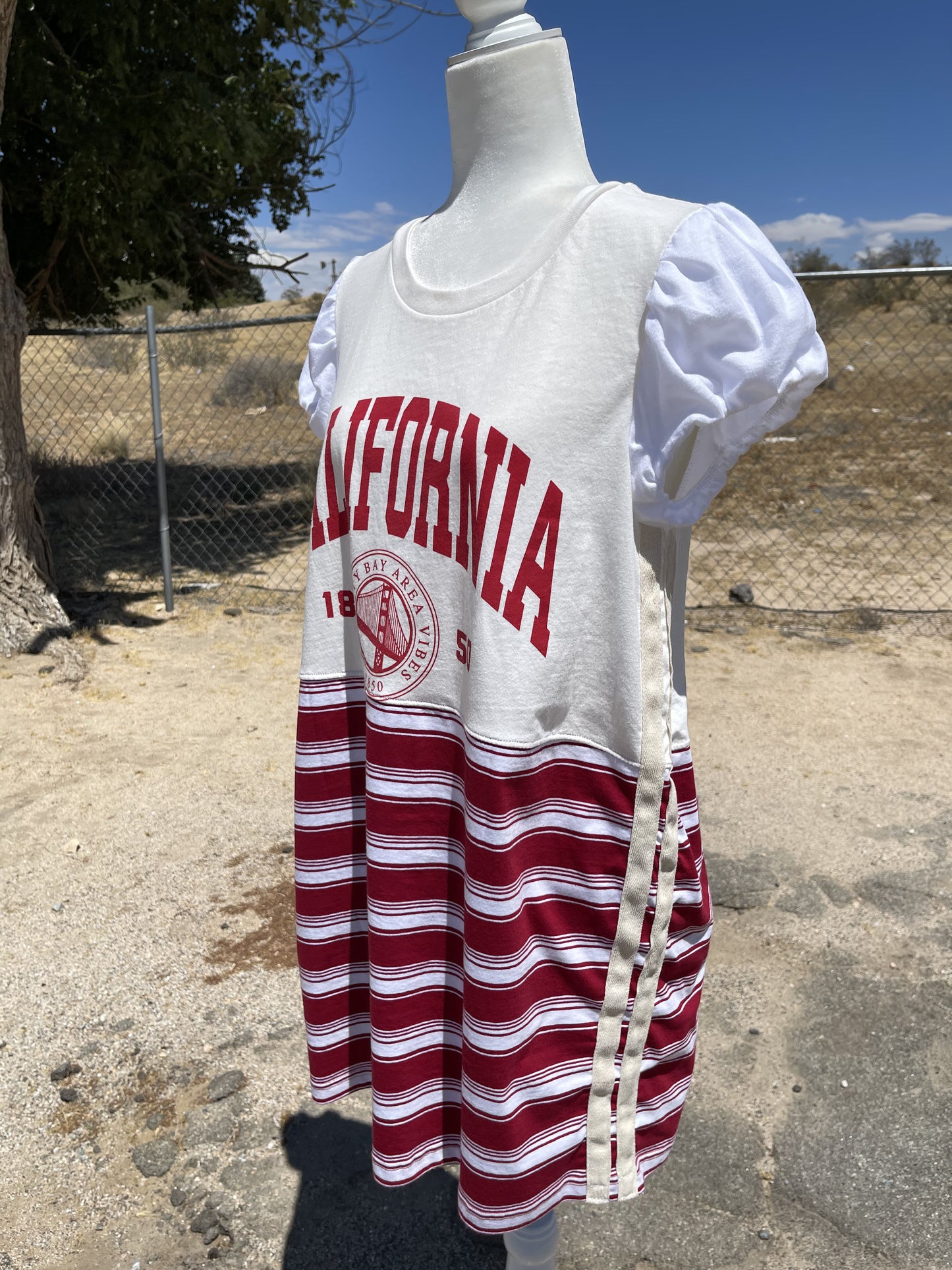 Cali Patchwork T-Shirt Dress