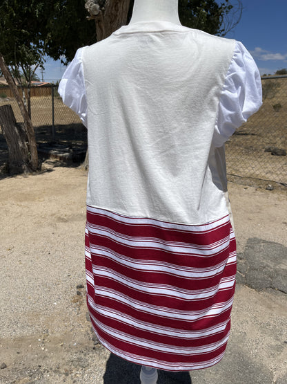 Cali Patchwork T-Shirt Dress