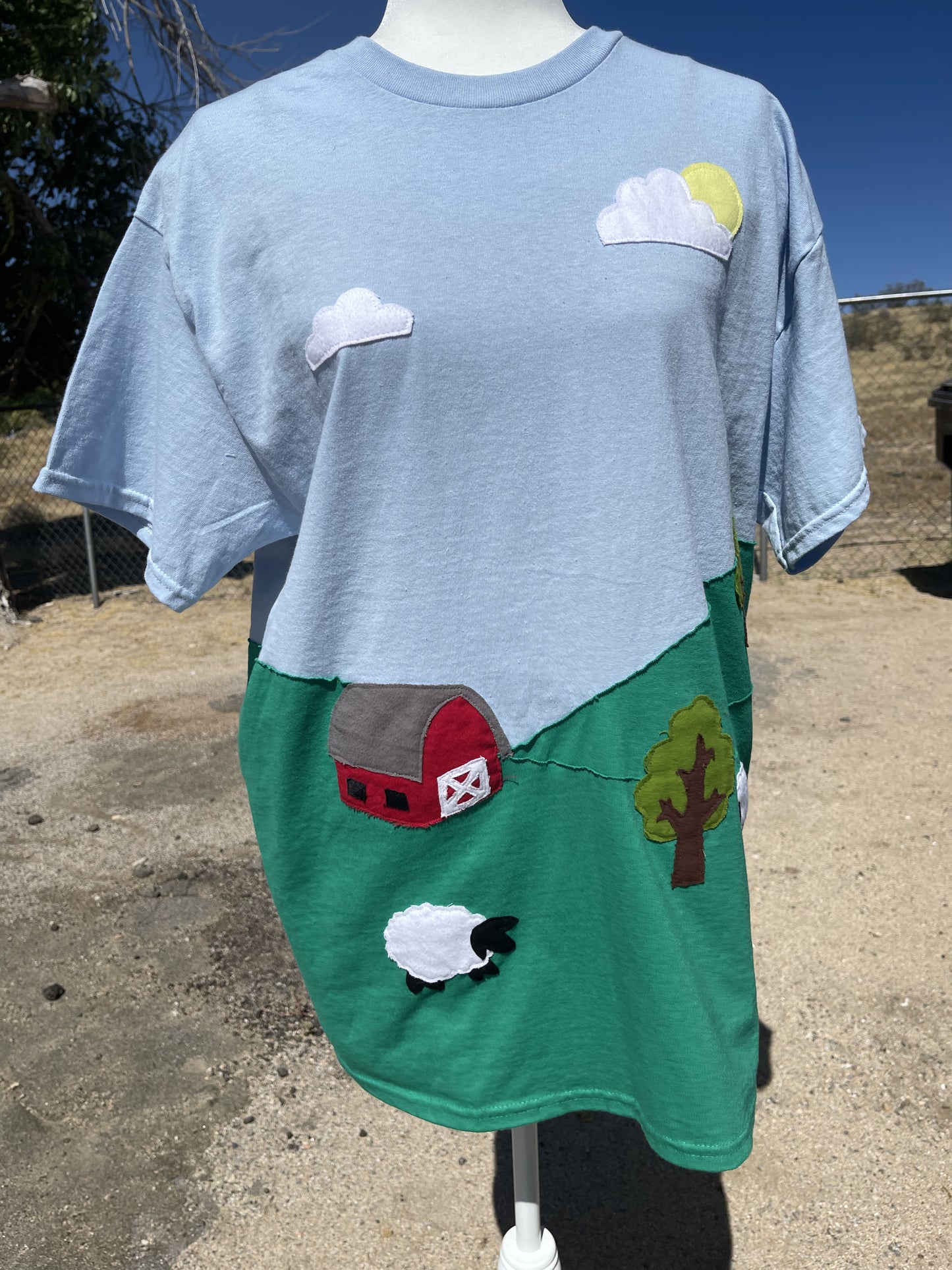 Farm Landscape Collage Tee