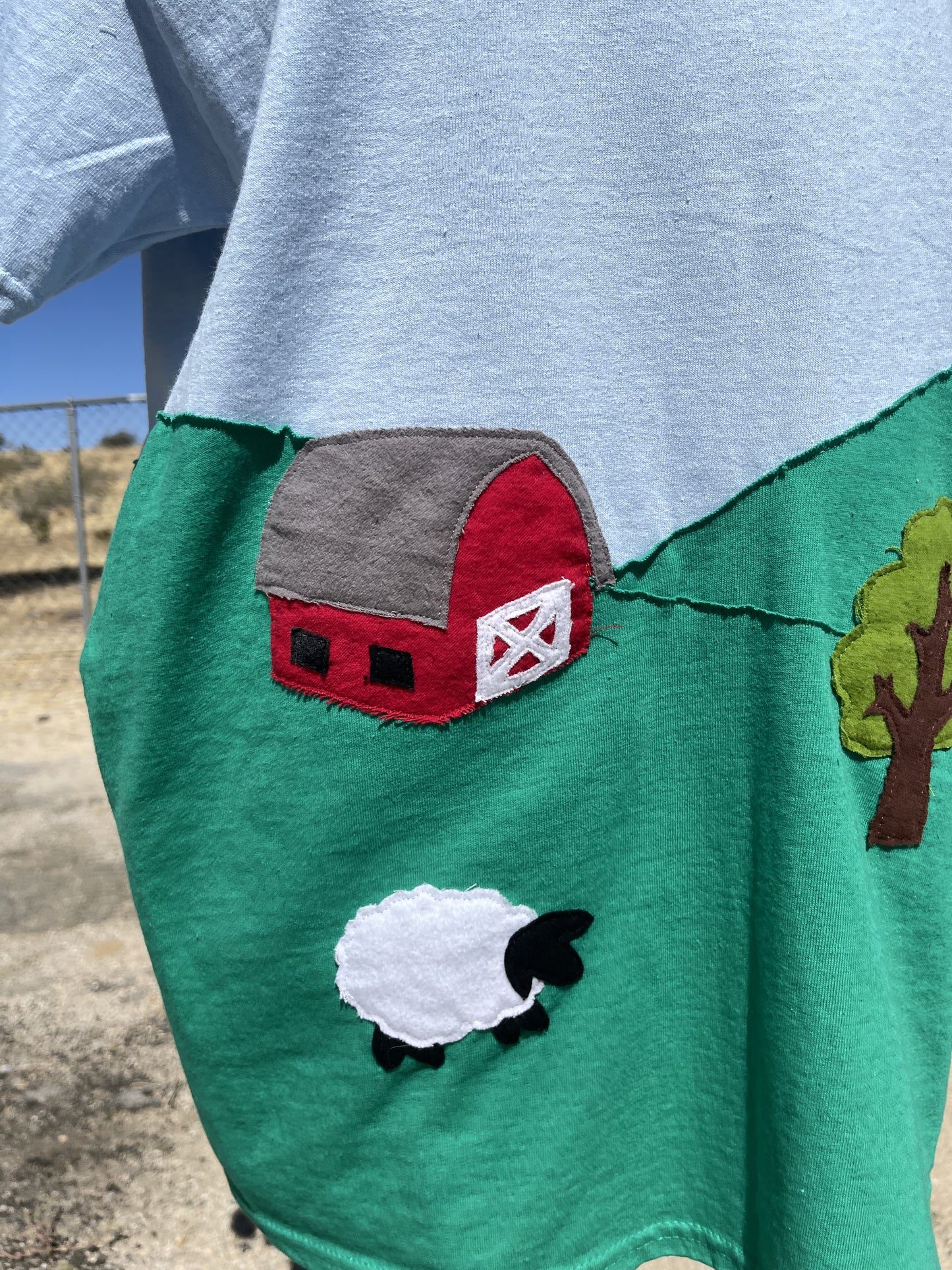 Farm Landscape Collage Tee