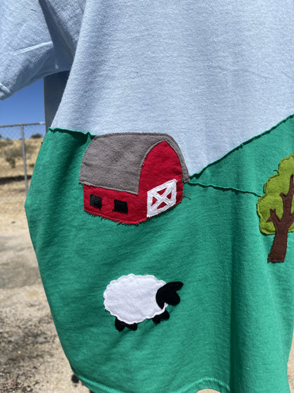 Farm Landscape Collage Tee