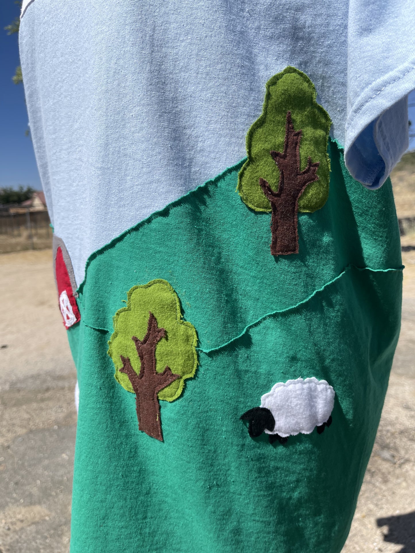 Farm Landscape Collage Tee