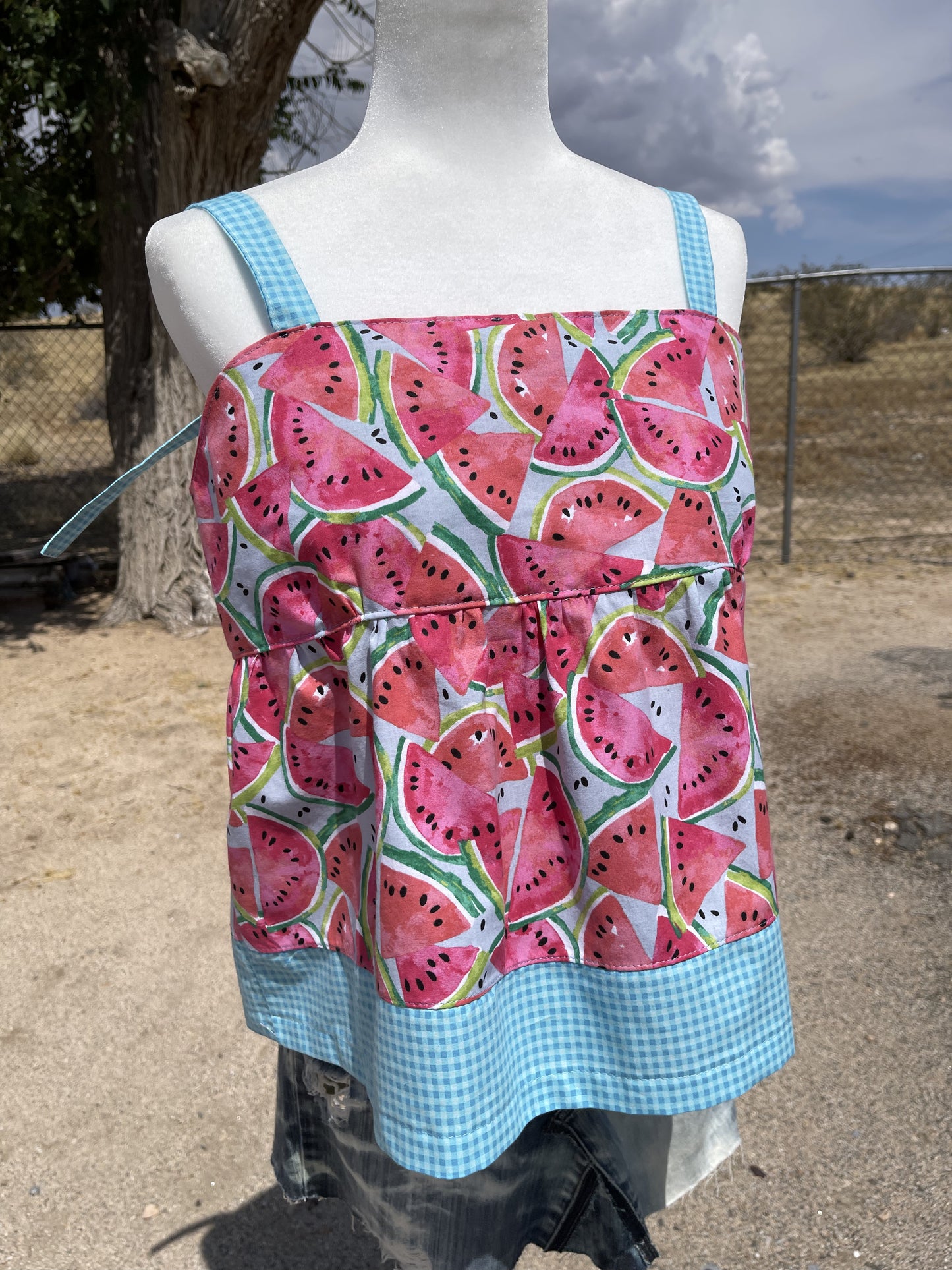 Watermelon Babydoll Dress
