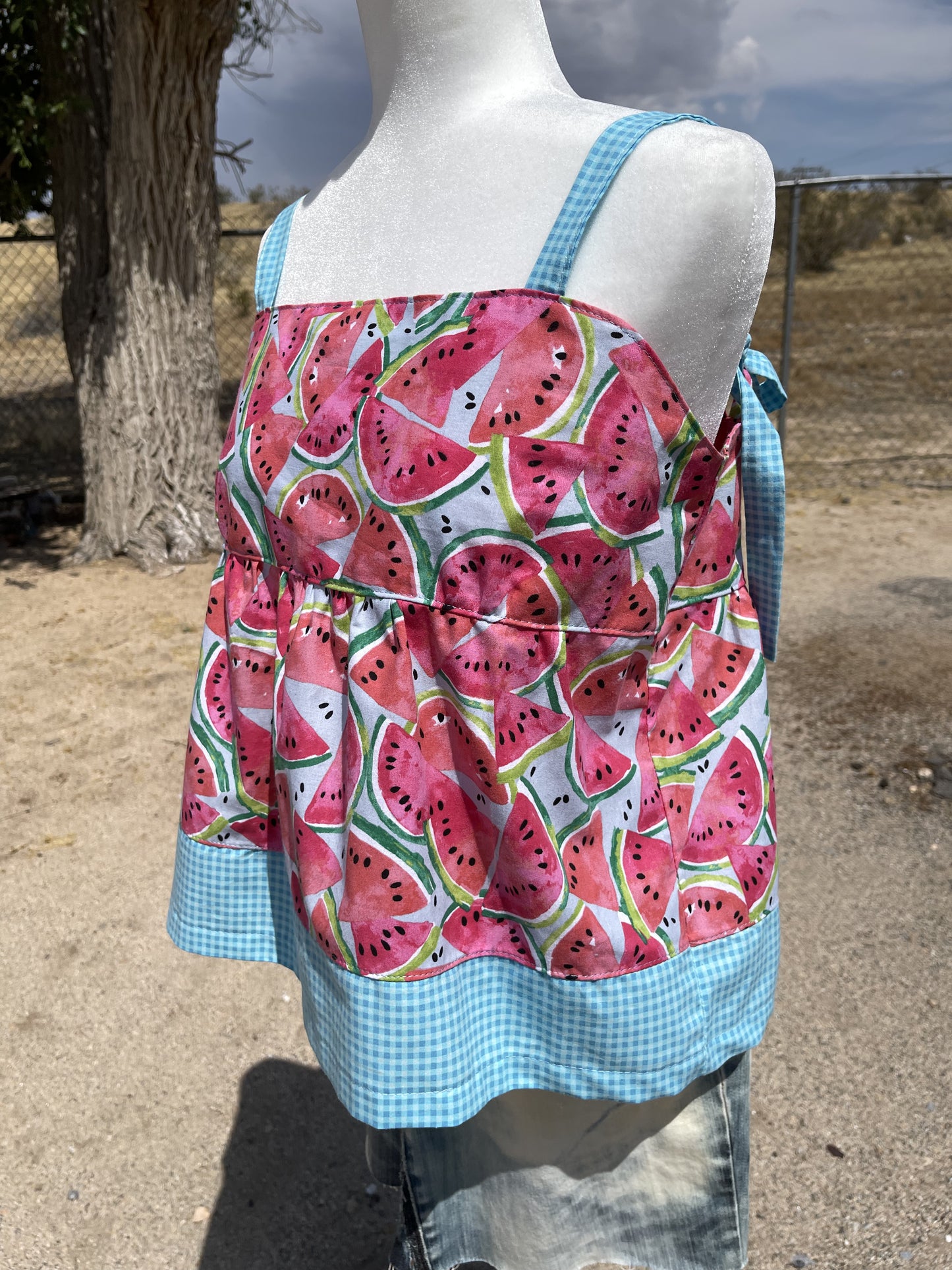Watermelon Babydoll Dress
