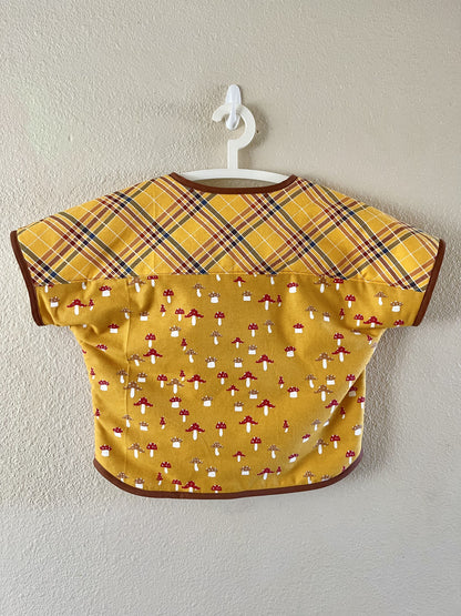 Yellow Mushroom Quilted Vest