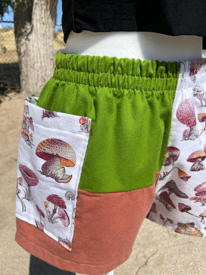 Handmade Mushroom Shorts