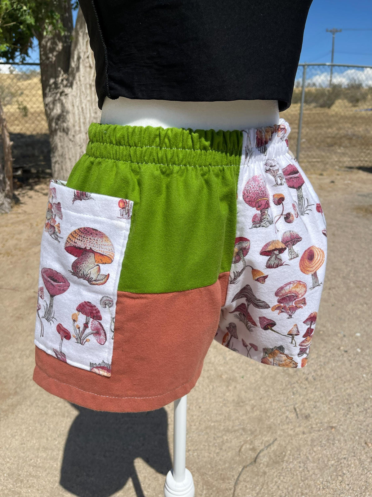 Handmade Mushroom Shorts