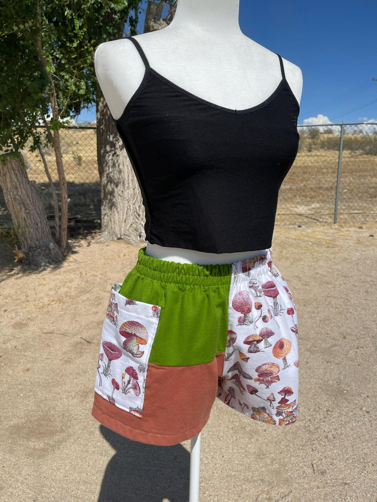 Handmade Mushroom Shorts
