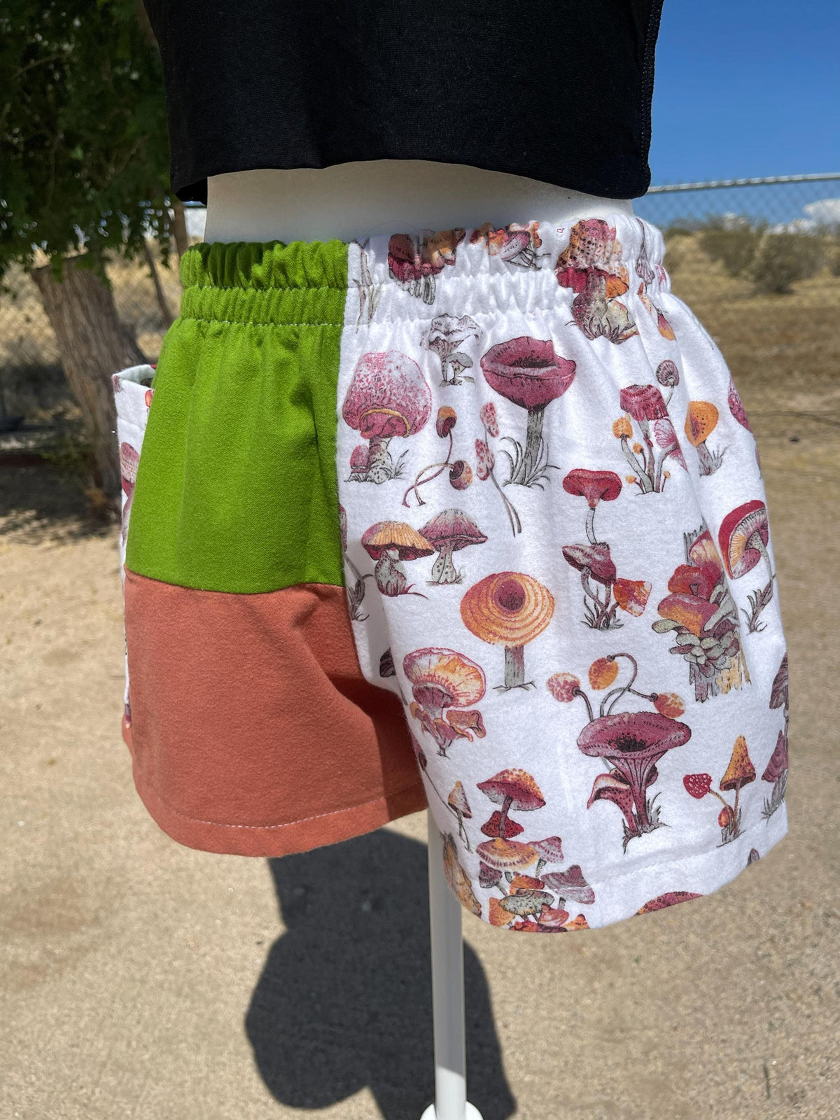 Handmade Mushroom Shorts