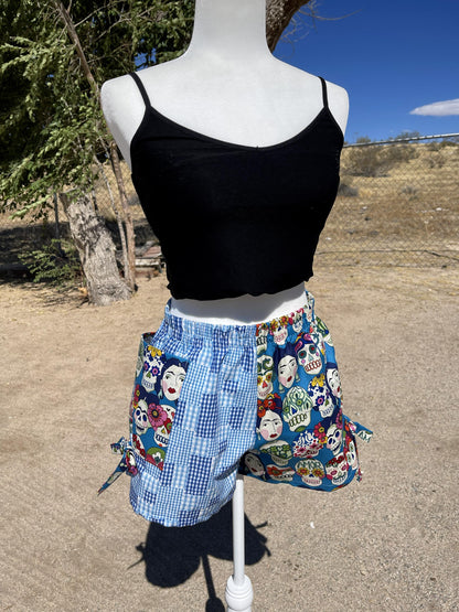 Handmade Los Muertos Shorts