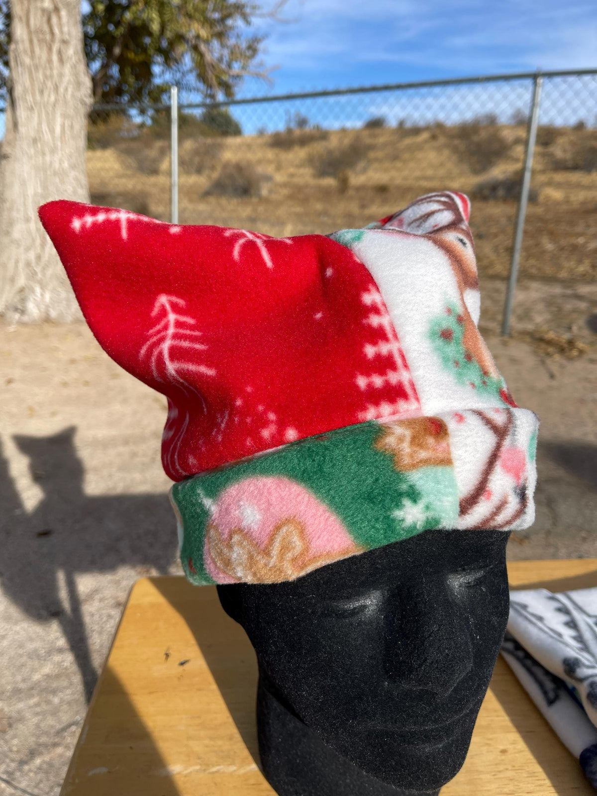 Handmade Reversible Christmas Beanie