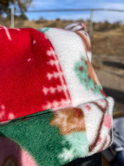 Handmade Reversible Christmas Beanie