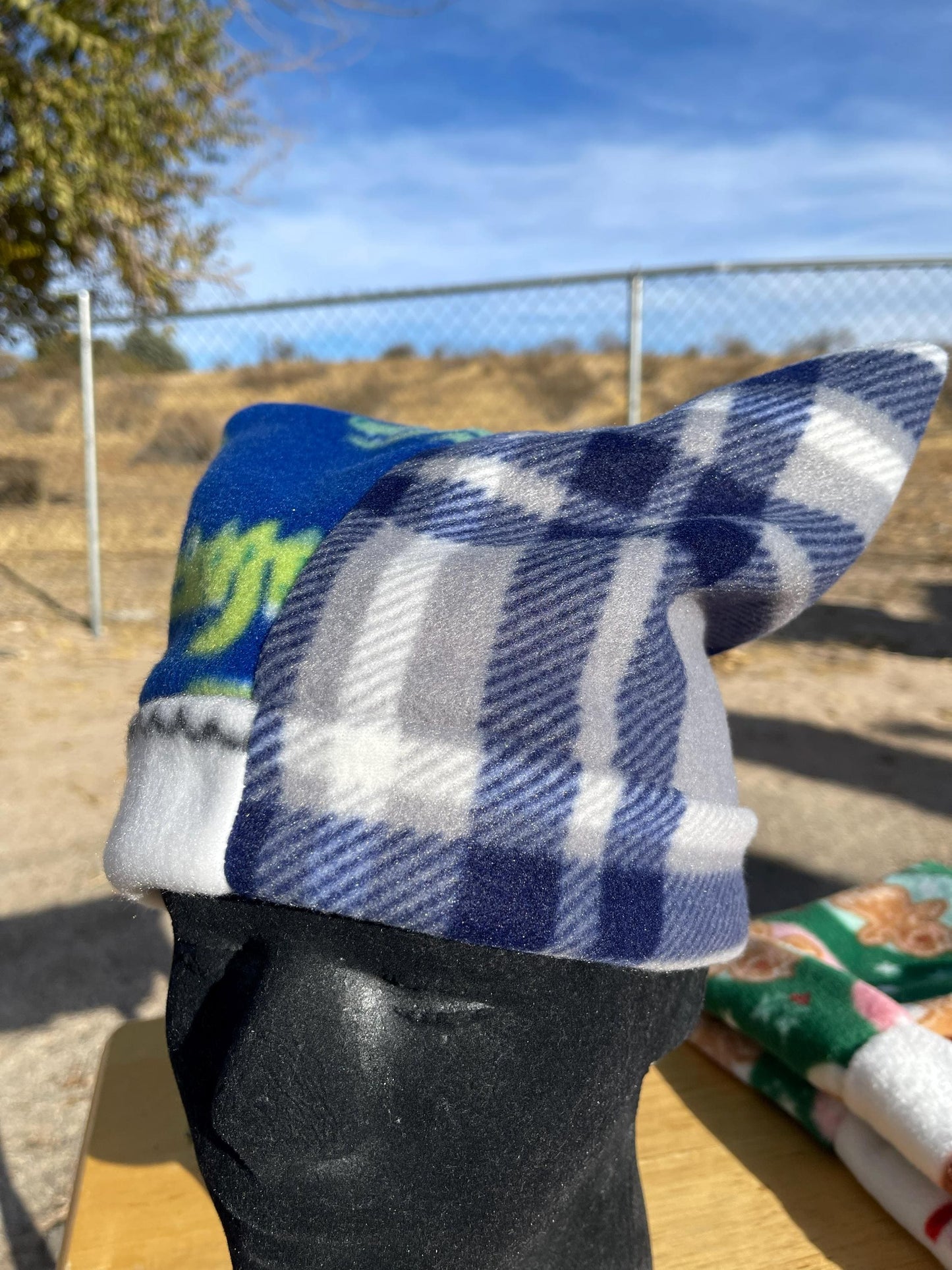 Handmade Reversible Alligator Beanie