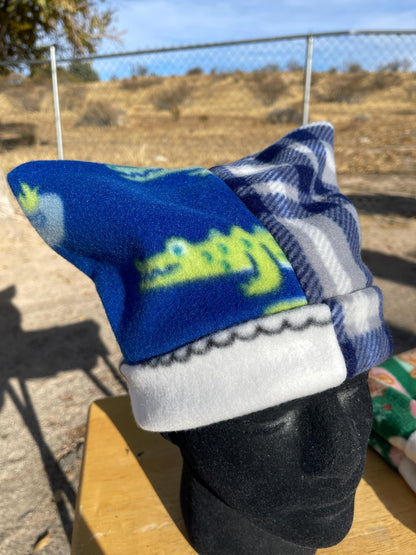 Handmade Reversible Alligator Beanie