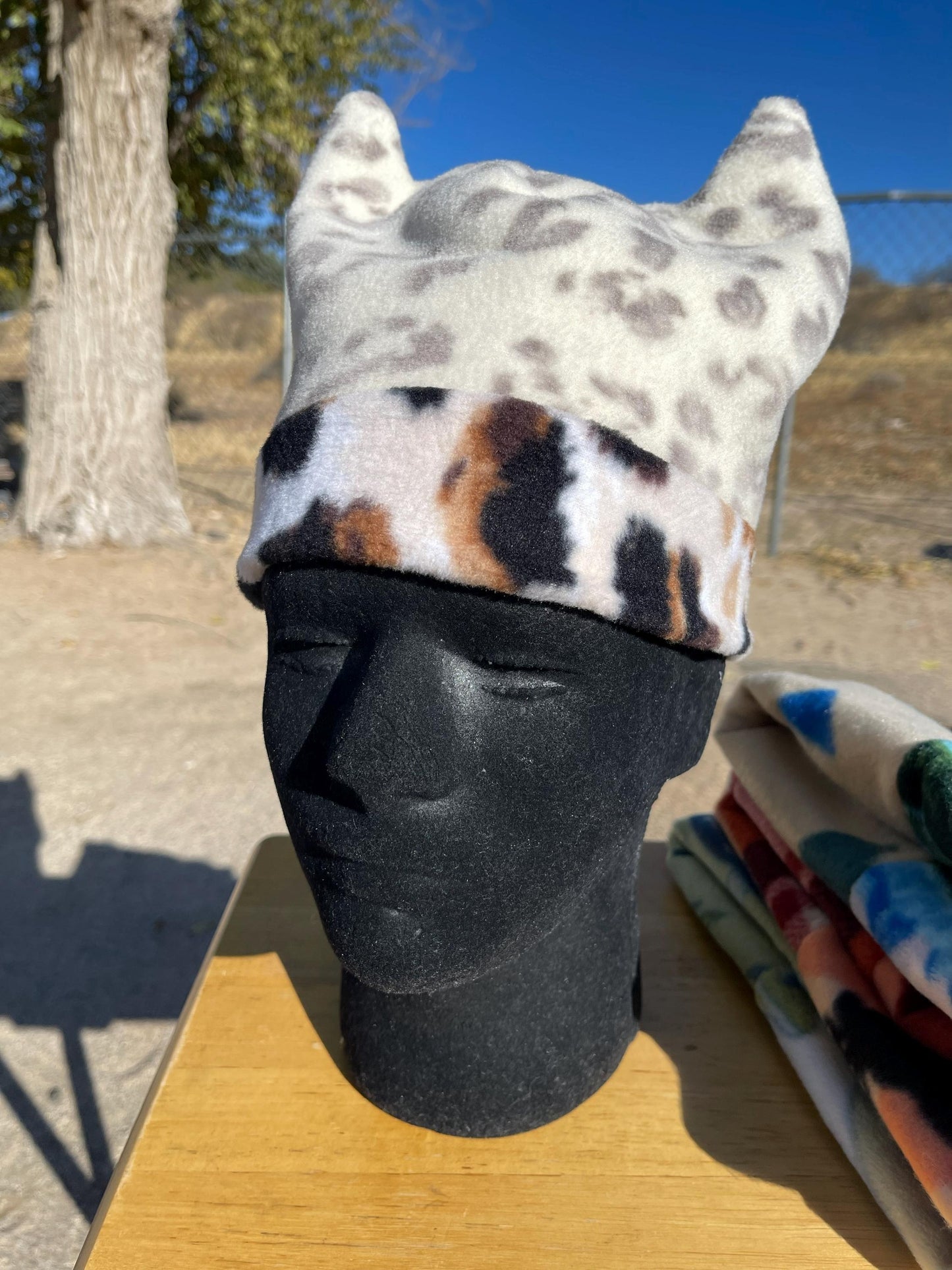 Handmade Youth Reversible Monster Beanie