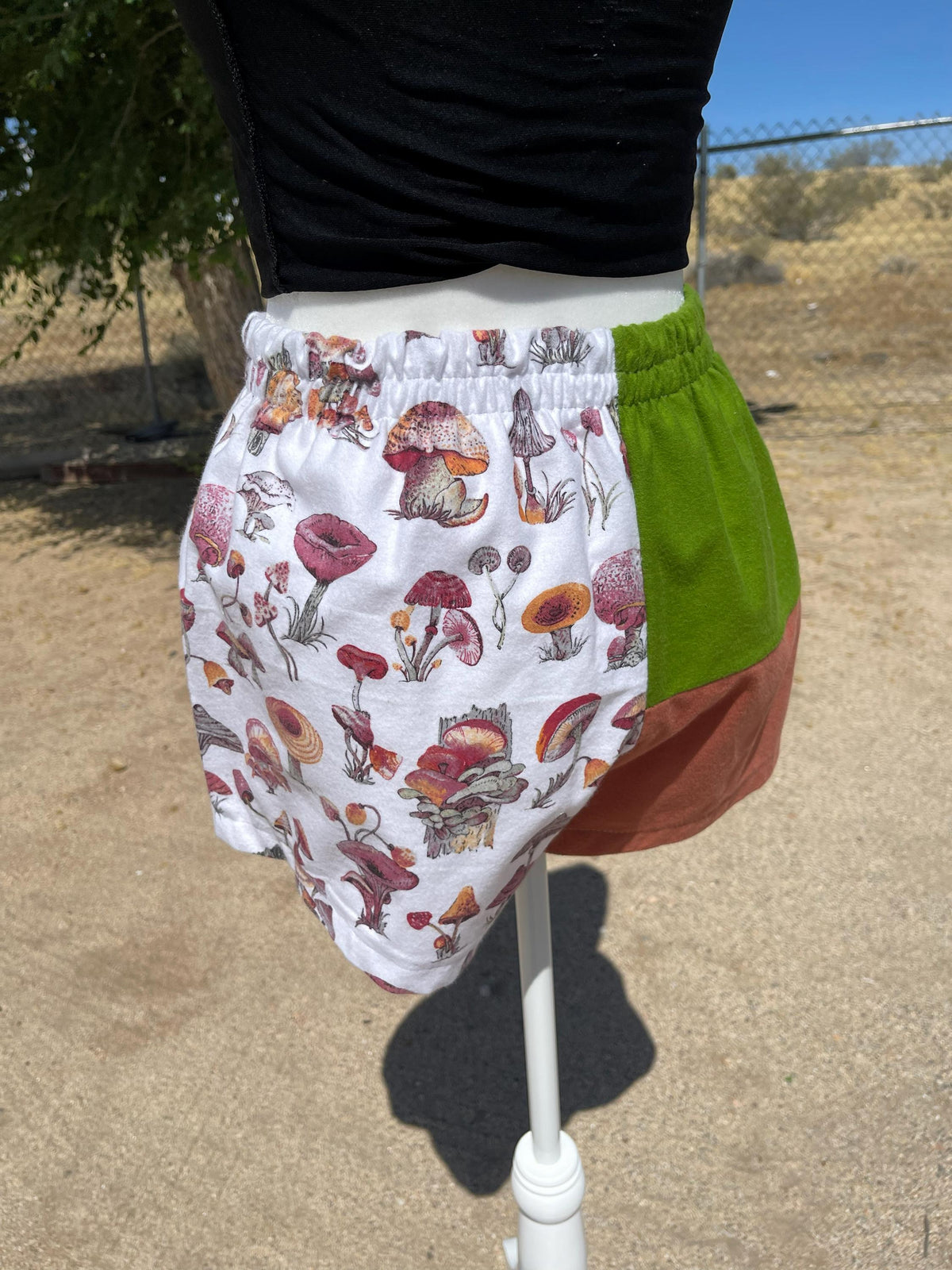 Handmade Mushroom Shorts