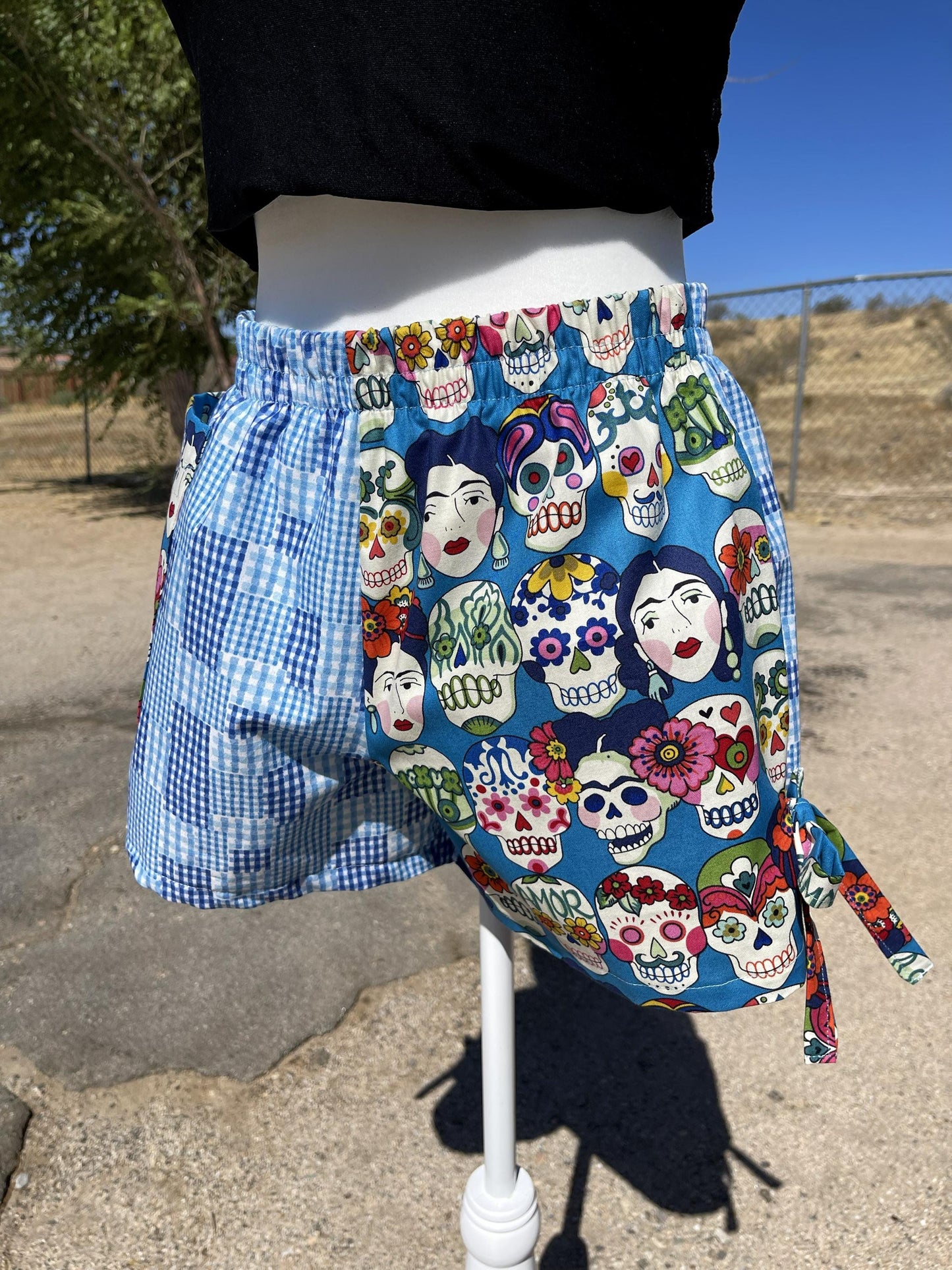 Handmade Los Muertos Shorts