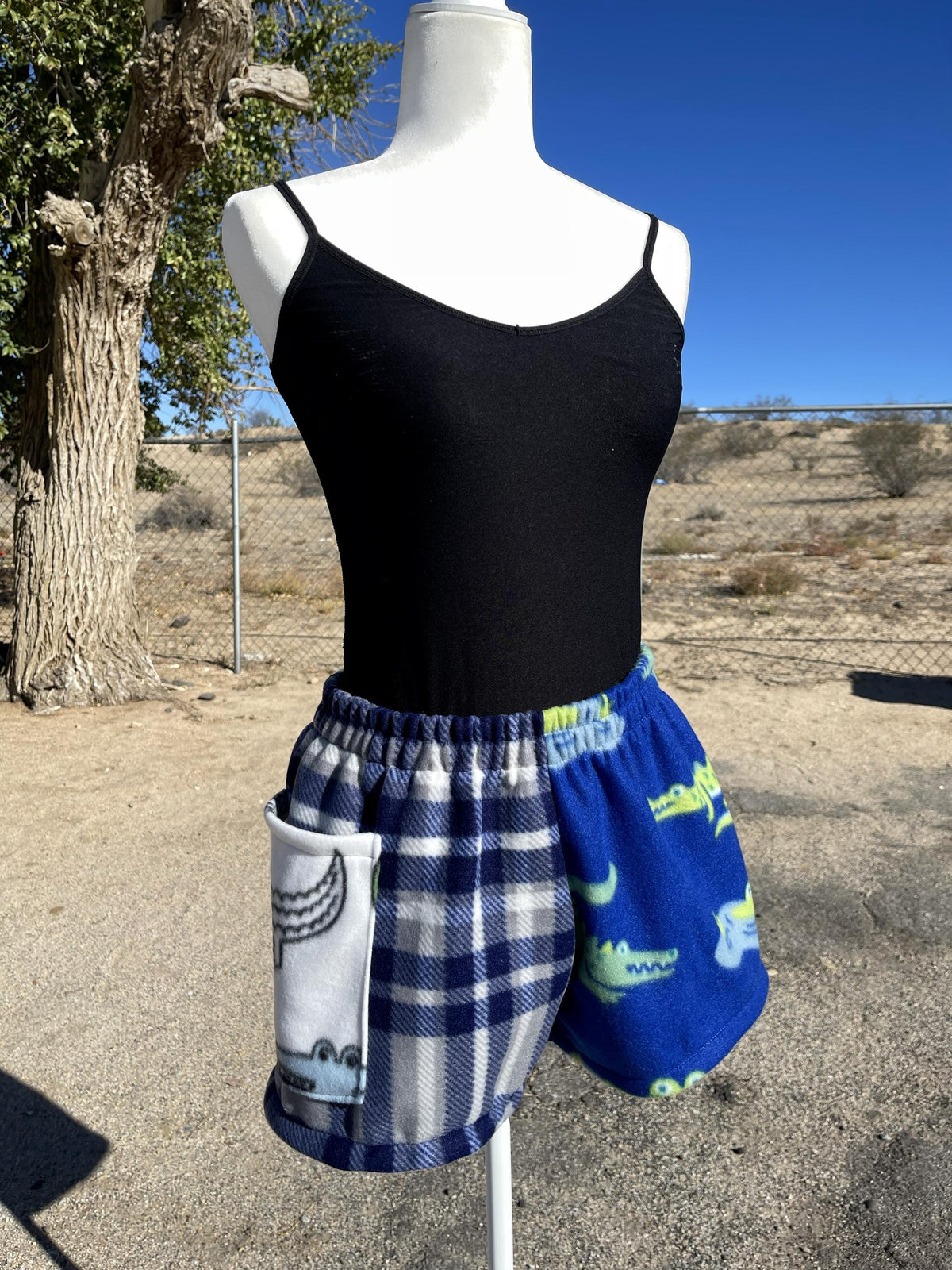 Handmade Crocodile Shorts
