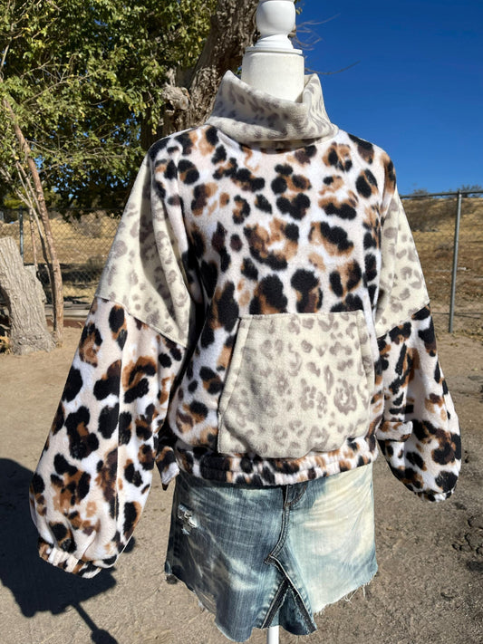 Handmade Leopard & Cheeta Jumper