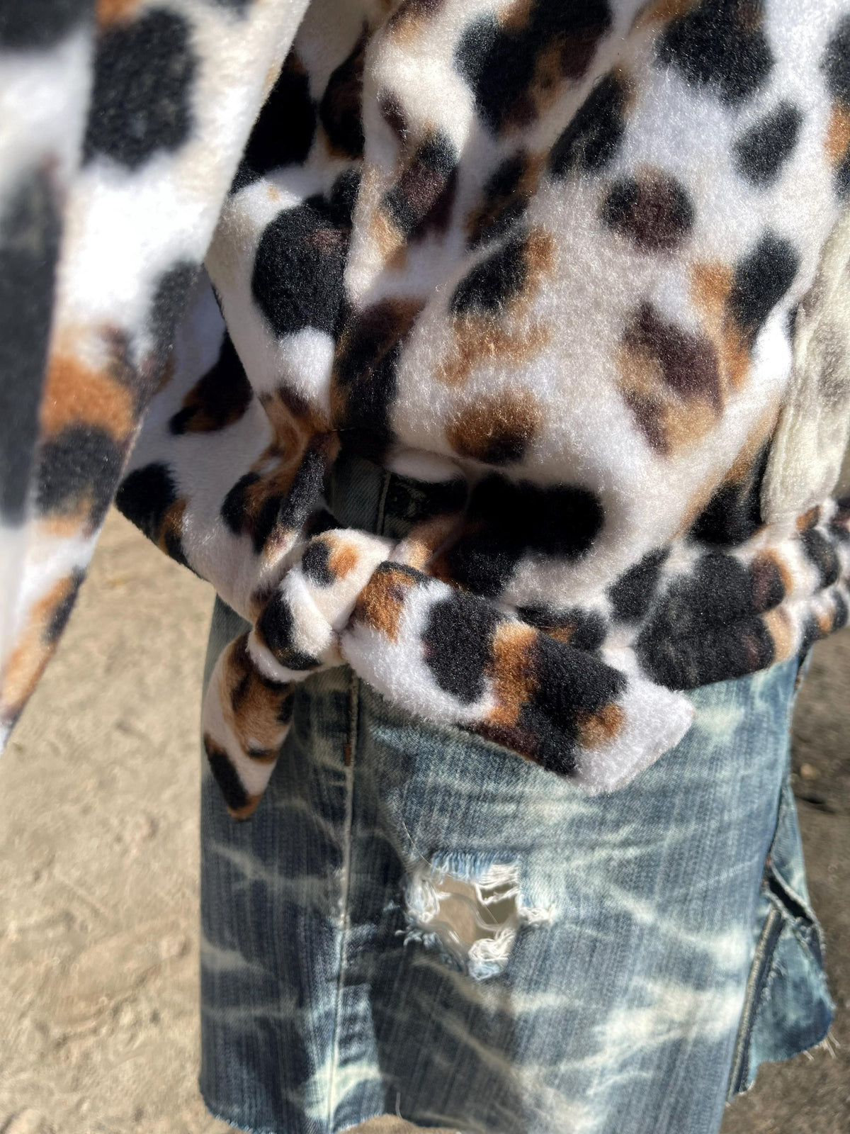 Handmade Leopard & Cheeta Jumper