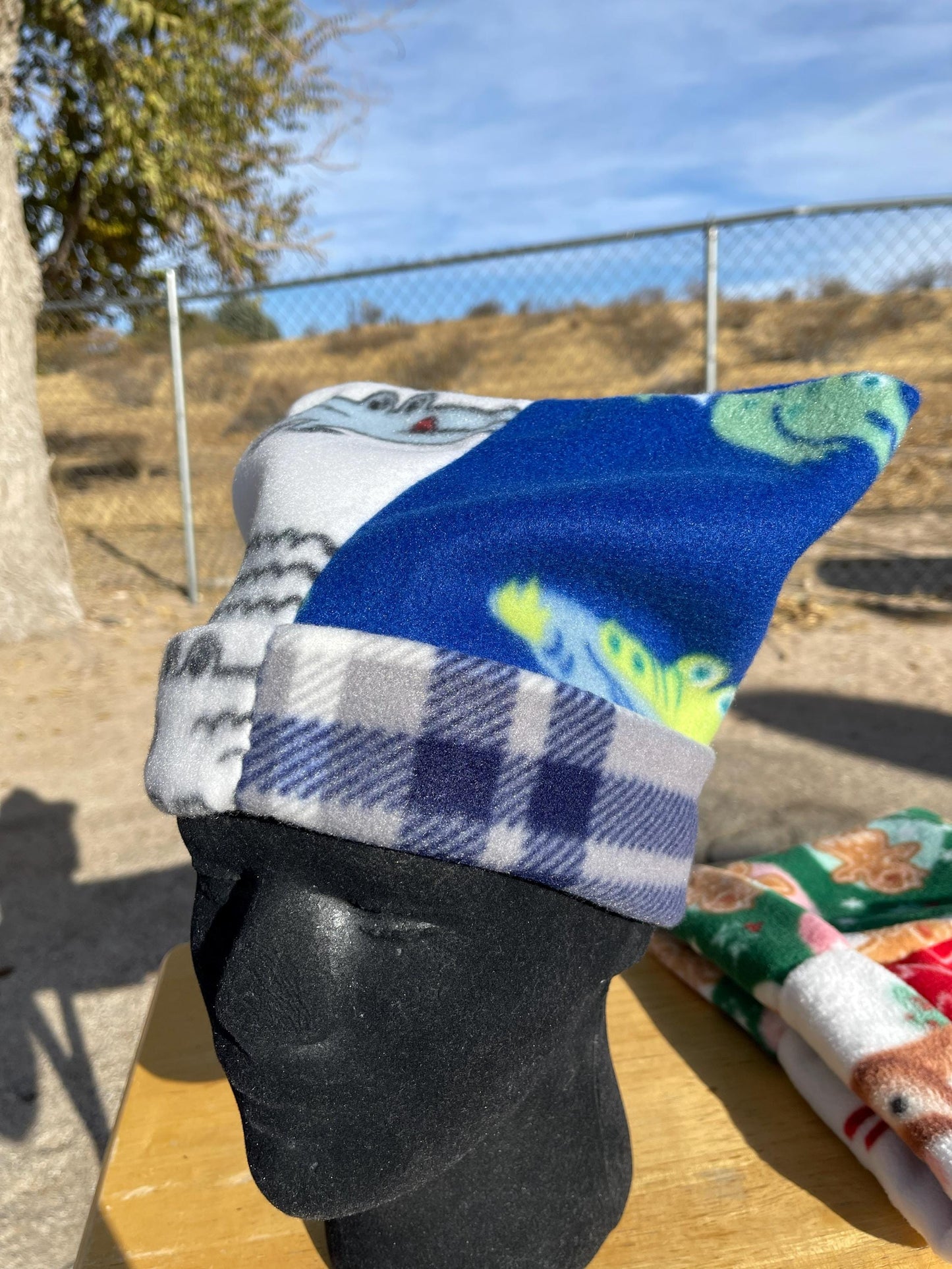 Handmade Reversible Alligator Beanie
