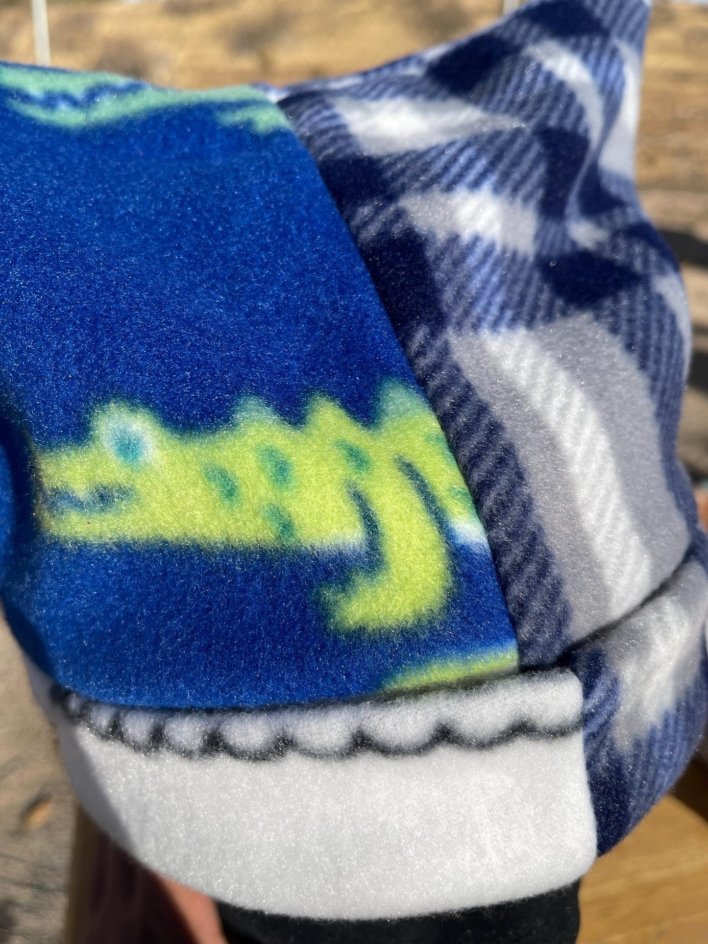 Handmade Reversible Alligator Beanie
