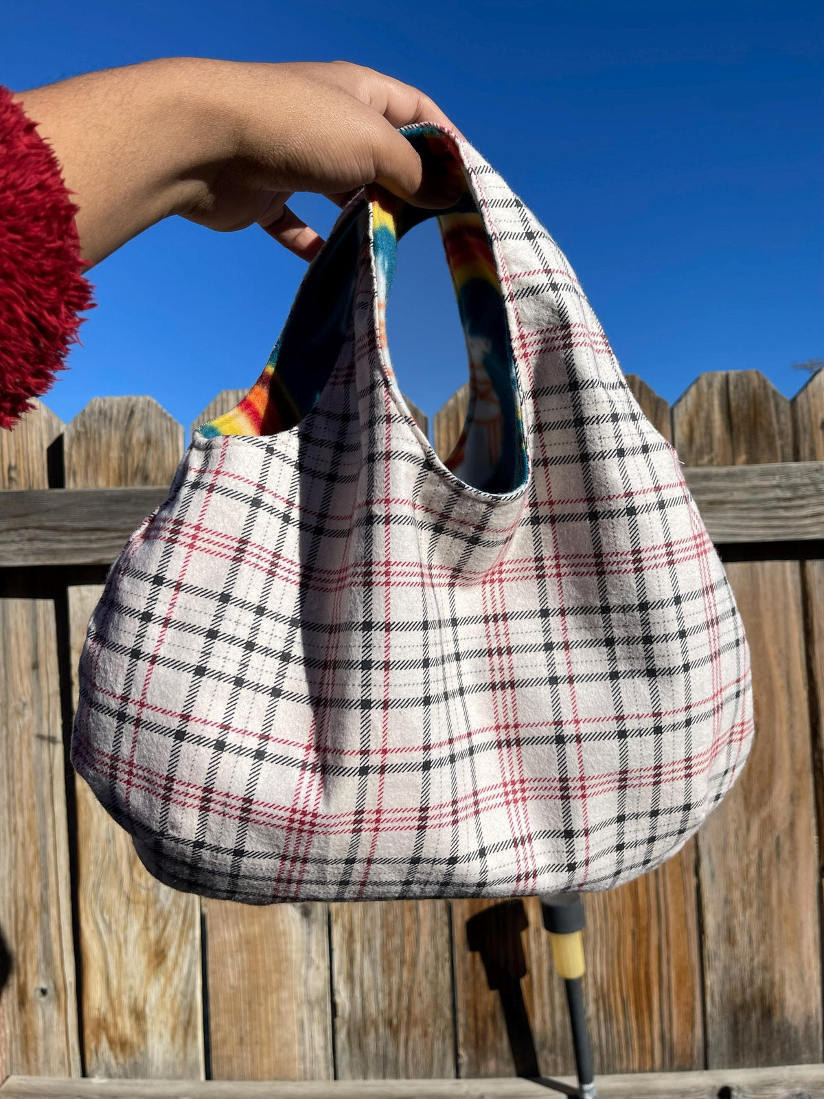 Handmade Reversible Llama Tote Bag