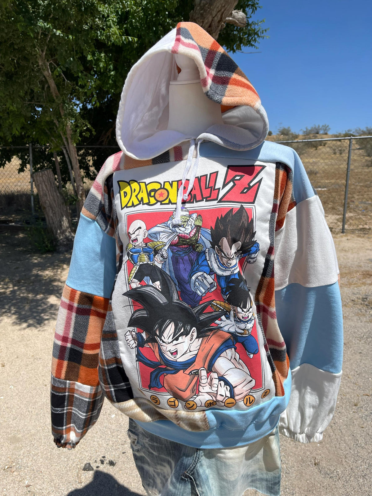 Upcycled Dragon Ball Z Hoodie