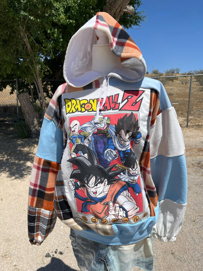 Upcycled Dragon Ball Z Hoodie