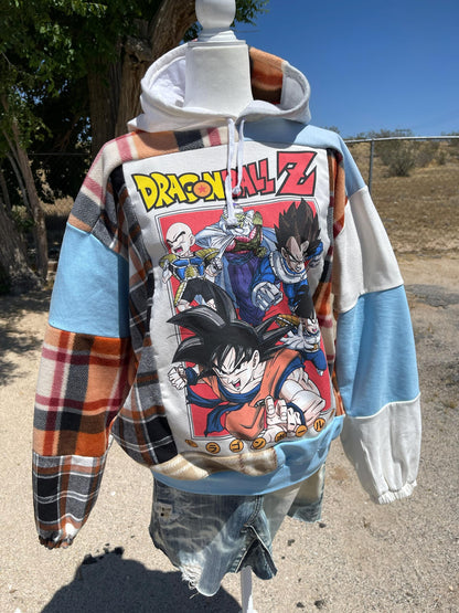Upcycled Dragon Ball Z Hoodie