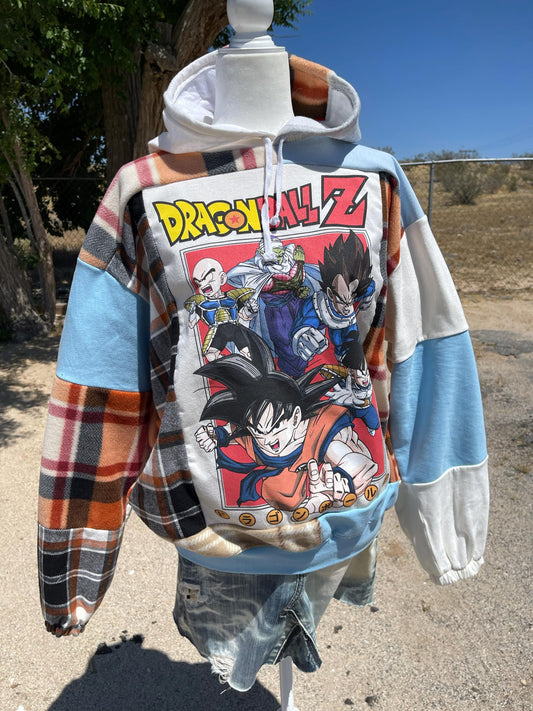 Upcycled Dragon Ball Z Hoodie