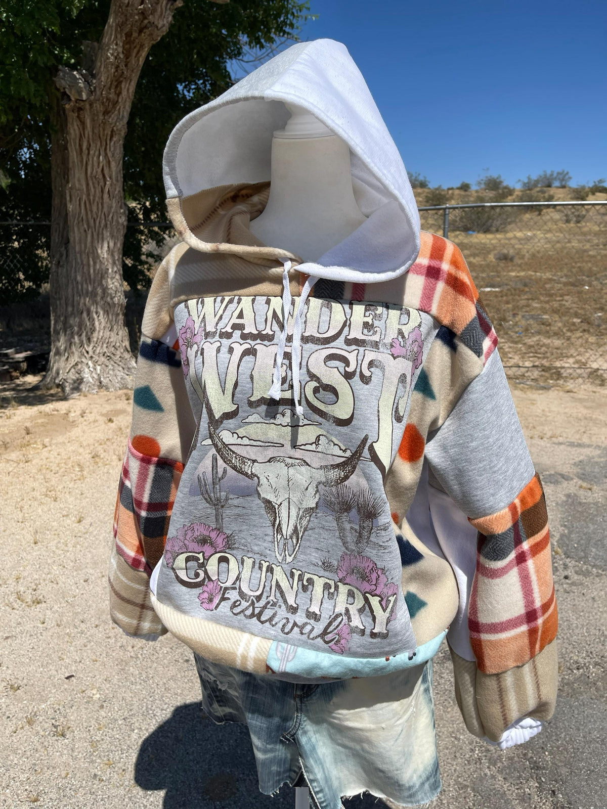 Upcycled Wander West Hoodie