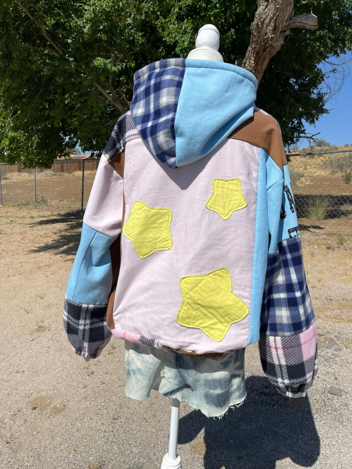 Upcycled Kirby Star Hoodie