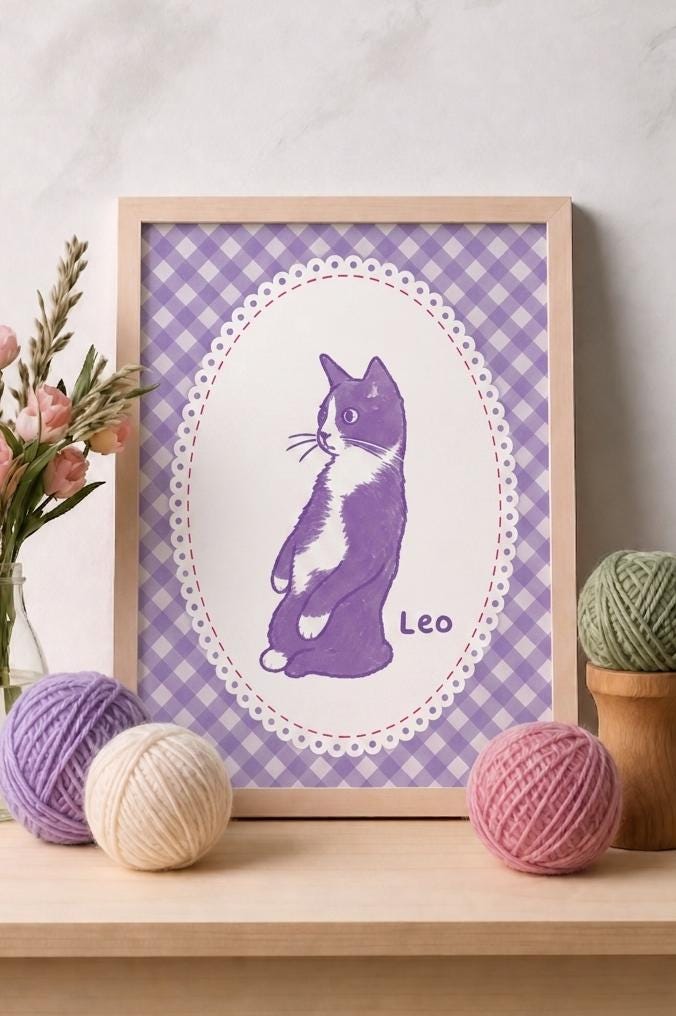 Custom Badly Drawn Pet Portrait