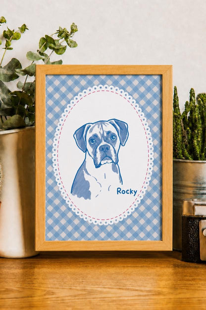 Custom Badly Drawn Pet Portrait