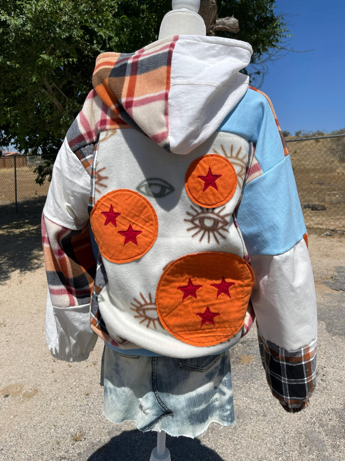 Upcycled Dragon Ball Z Hoodie