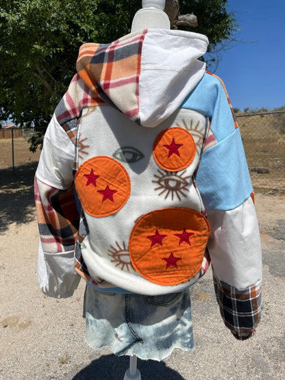 Upcycled Dragon Ball Z Hoodie