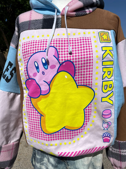 Upcycled Kirby Star Hoodie