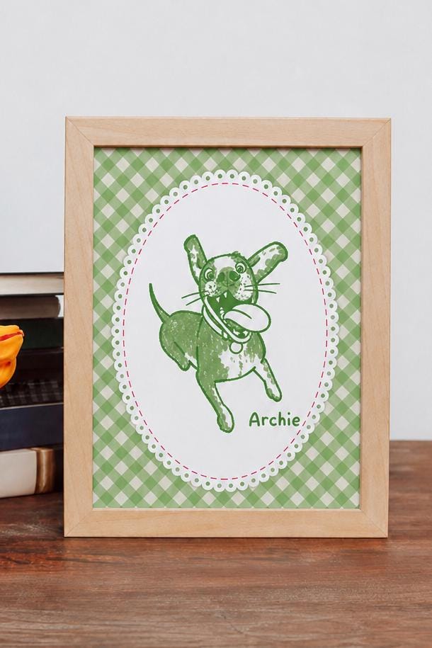 Custom Badly Drawn Pet Portrait